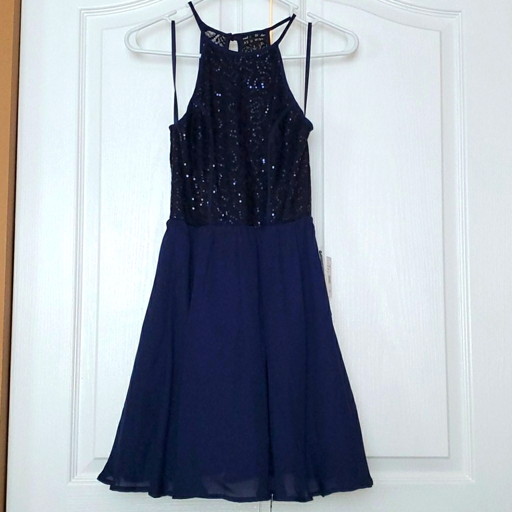 Blue Mini Dress